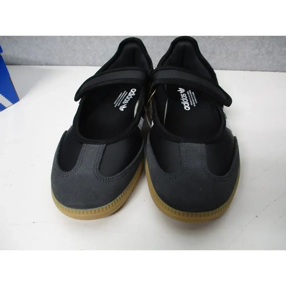 Adidas Samba Jane Shoes Black White Gum JQ6445 Womens Sz 8.5